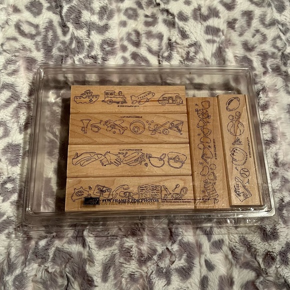 Stampin’ Up! Fun Frames for Photos - 1998 Retired Set for Borders - Picture 2 of 7